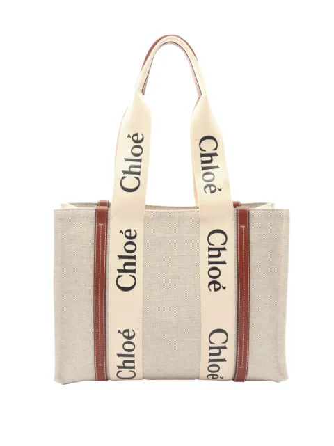 Chloé Pre-Owned 2010-2026 Medium Woody Canvas tote bag