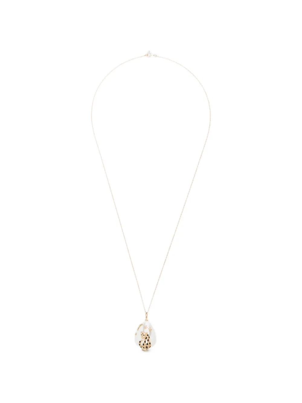 Yvonne Léon Belle de Nuit necklace - Gold