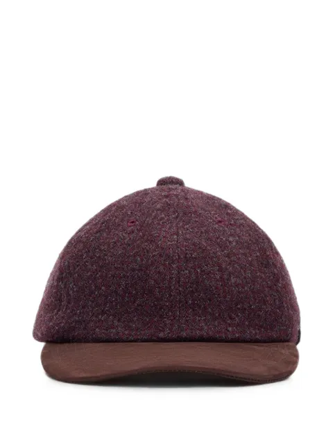 Comme des Garçons Homme herringbone-wool baseball cap