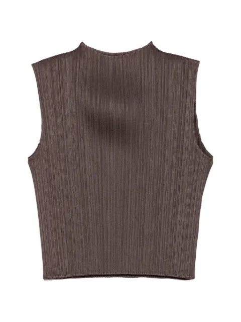 Pleats Please Issey Miyake 플리츠 민소매 탑