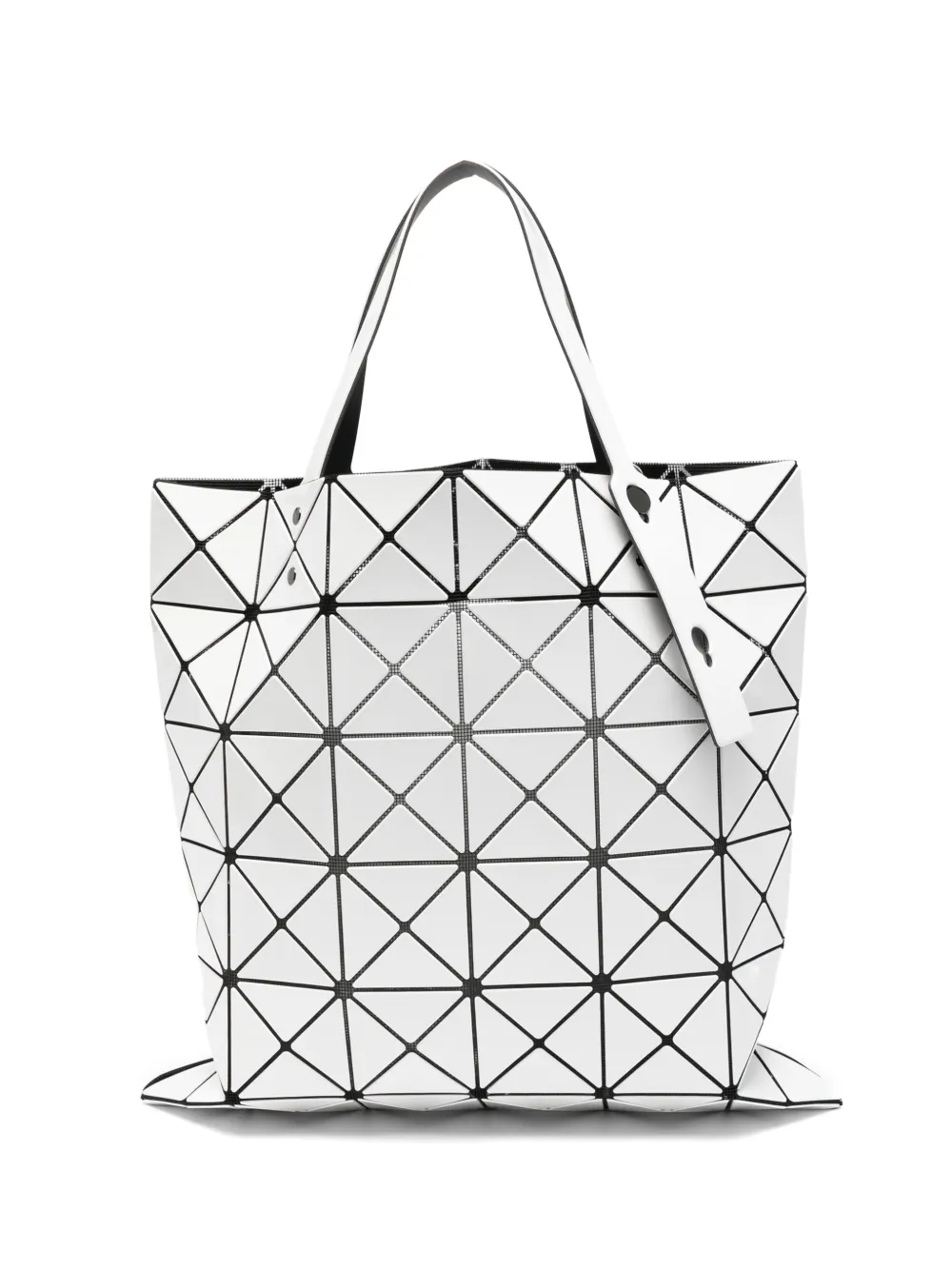Bao Bao Issey Miyake Lucent Basics geometric-panel tote bag - Bianco