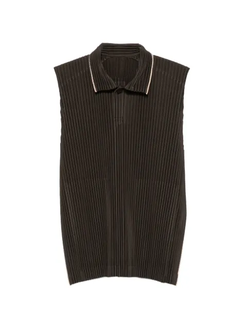 Homme Plissé Issey Miyake jersey plisado sin mangas
