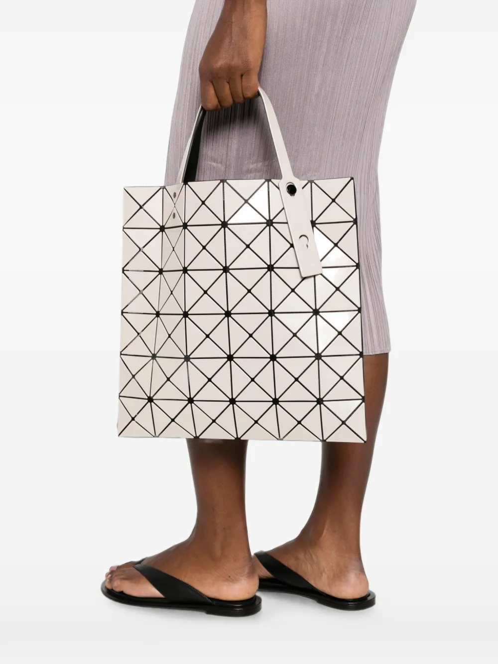 Bao Issey Miyake Lucent Basics geometrische shopper Beige