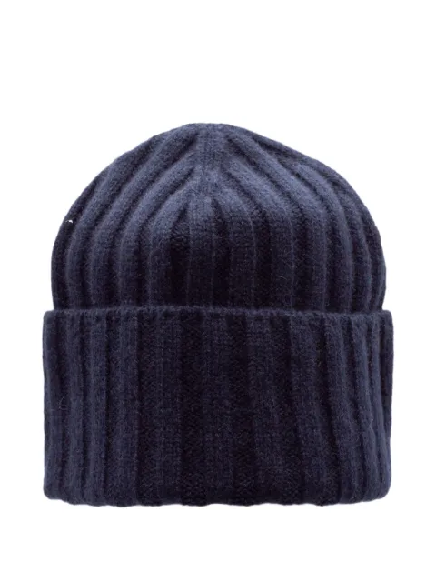 Cruciani ribbed-knit cashmere beanie hat