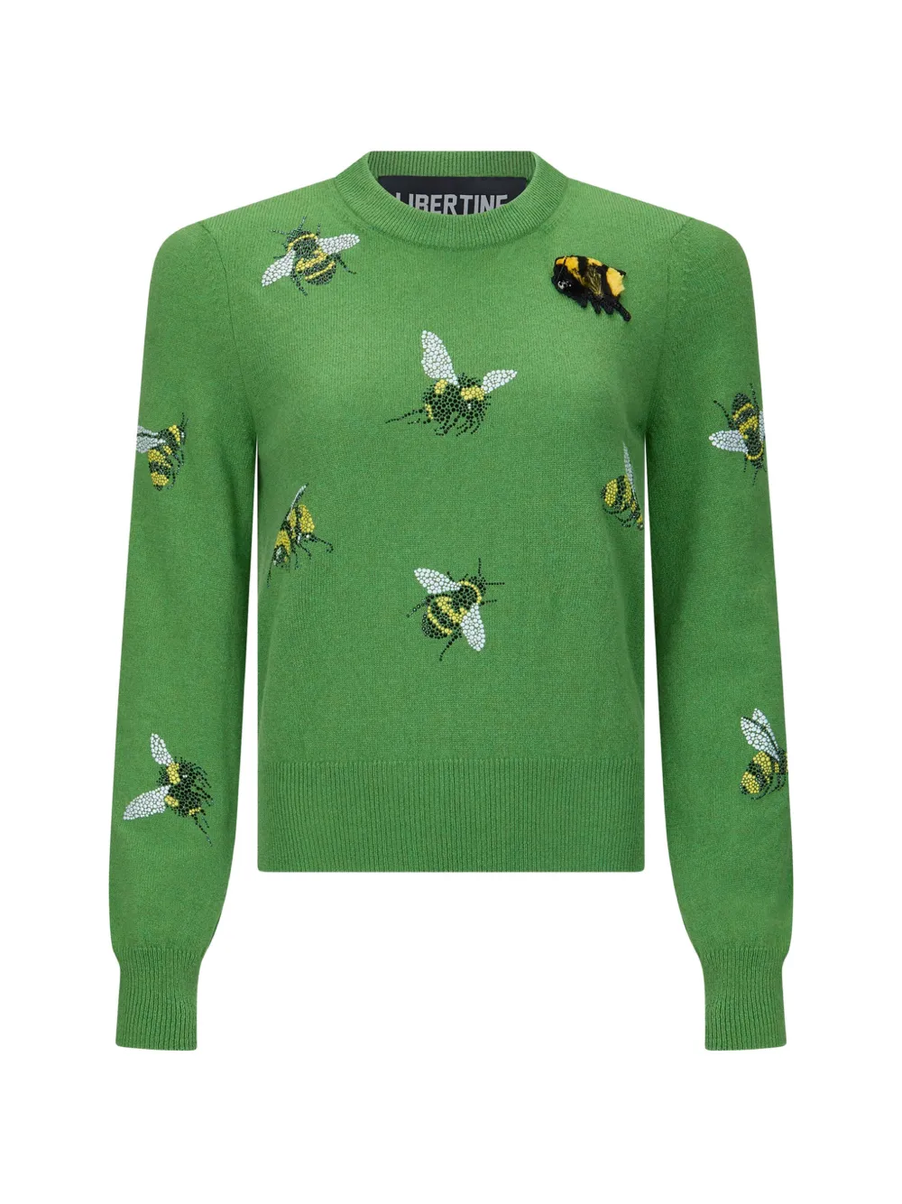 Libertine Buzz Off bee-embellished sweater - Verde