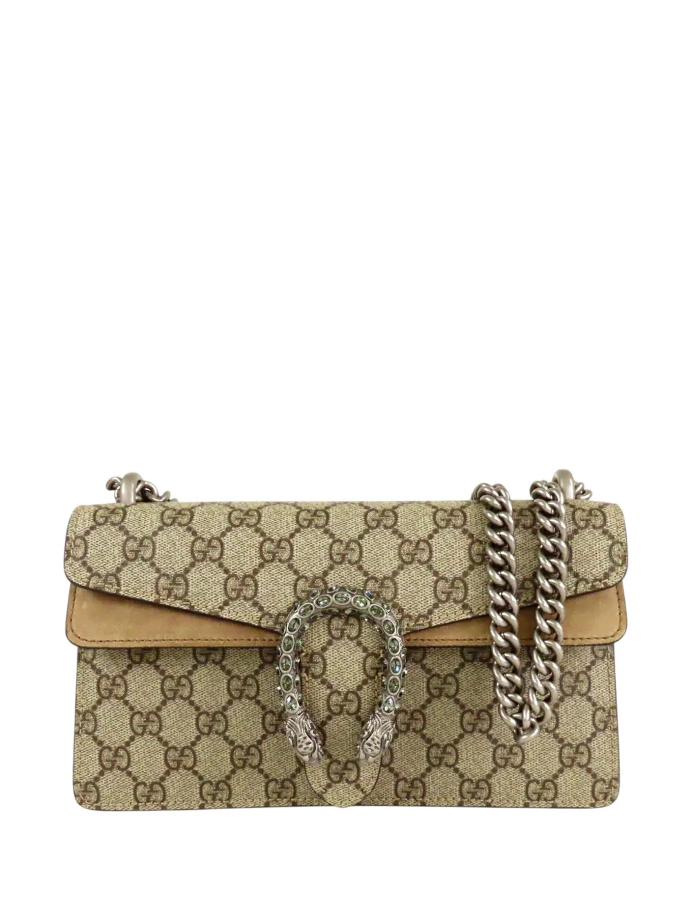 Gucci Pre-Owned 2016-2026 Medium GG Supreme Dionysus crossbody bag - Toni neutri