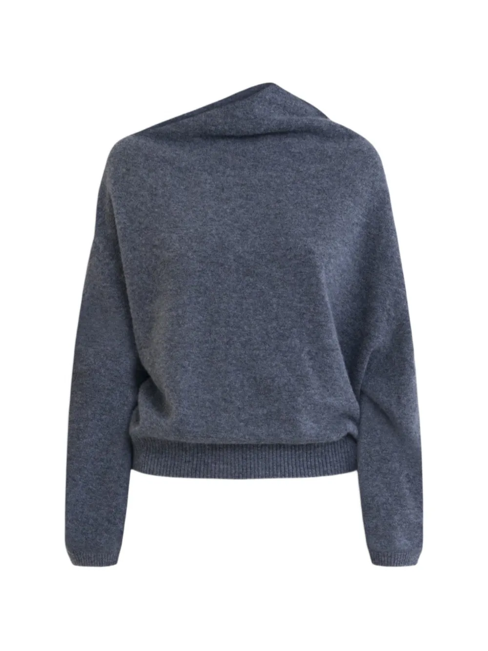 BELLE ANNA Reve trui met asymmetrische hals Grijs