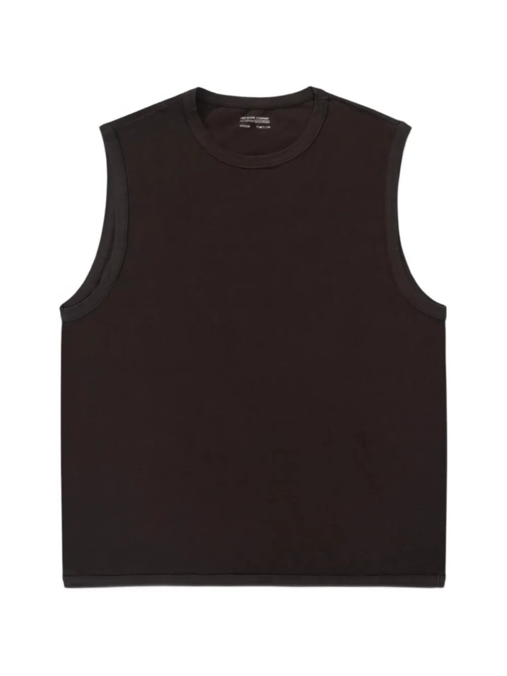 Lady White Co. boxy-fit cotton tank top - Grigio