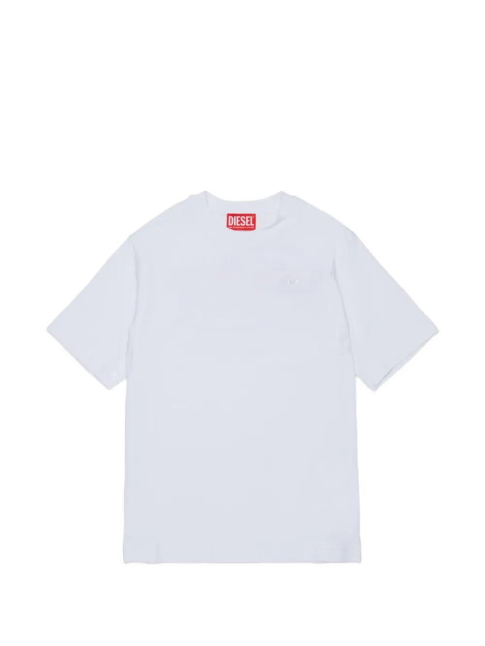 Diesel Kids logo-print cotton T-shirt - Bianco