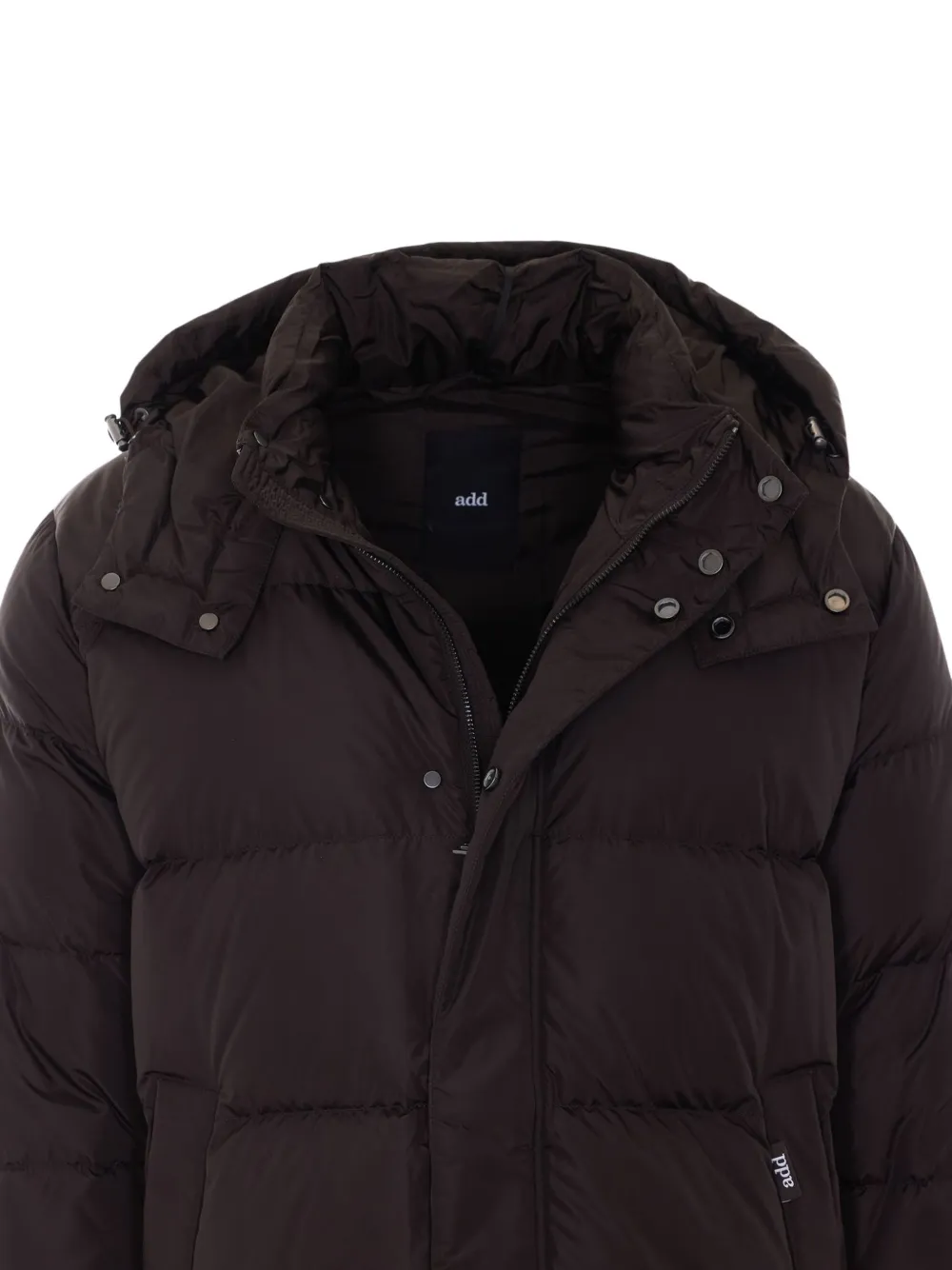 Add Gevoerd jack met capuchon Zwart