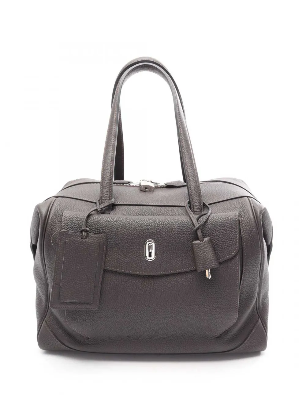 Hermès Pre-Owned Borsa a mano Wallago Cabine 35 in pelle Togo 2016 - Marrone