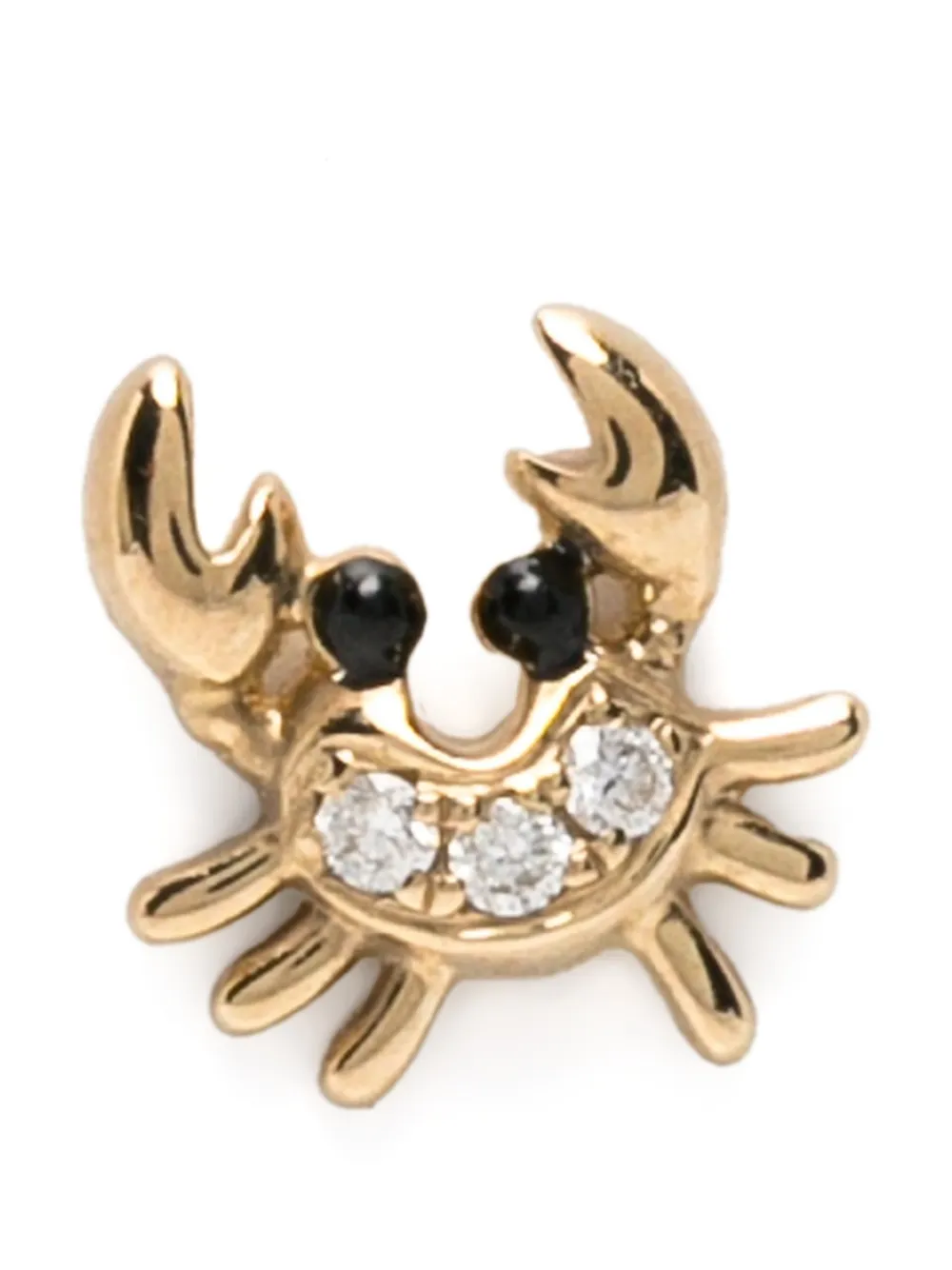 Yvonne Léon nano crab earring - Gold