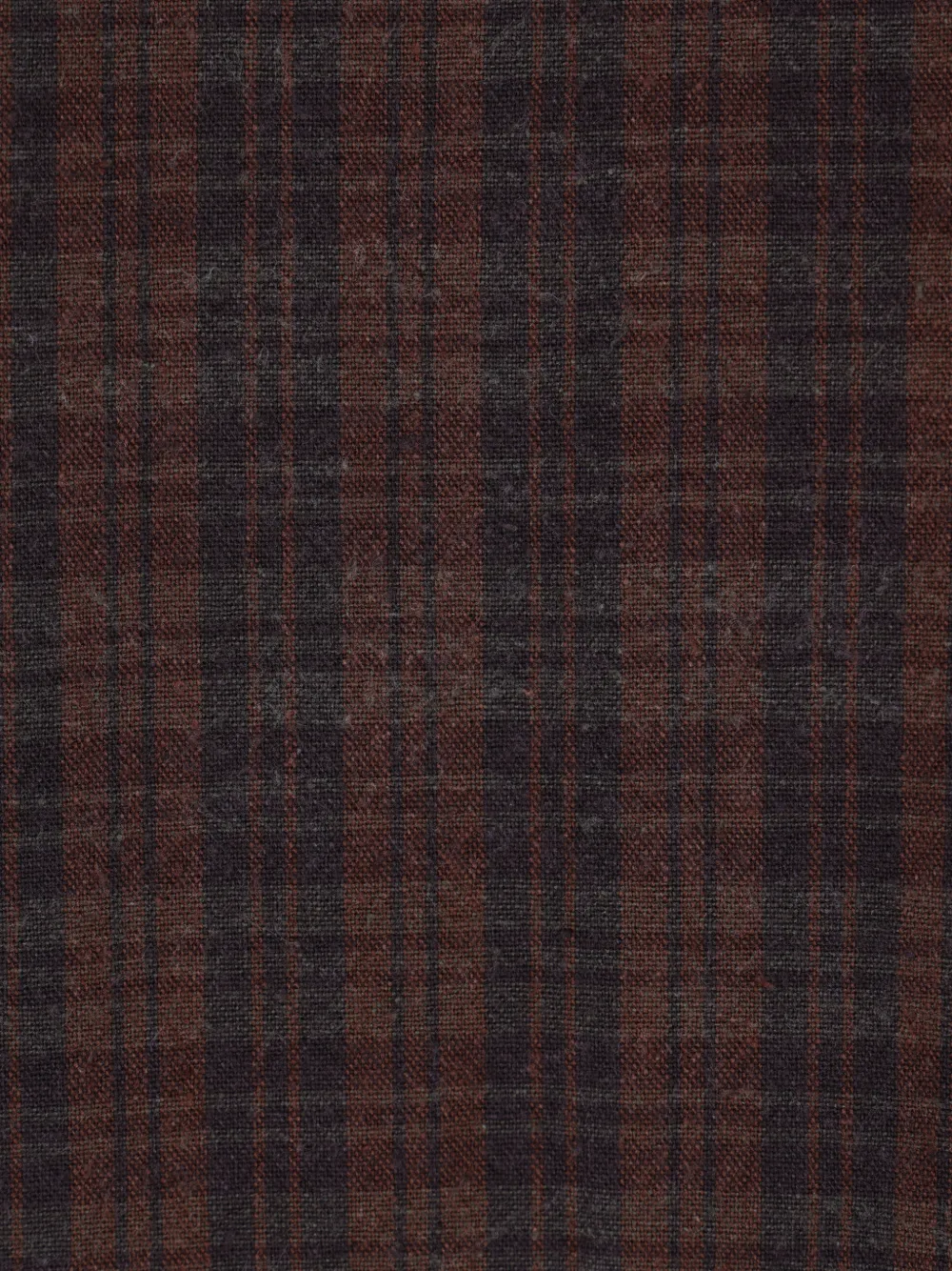 A.PRESSE check-pattern slub-silk shirt Bruin