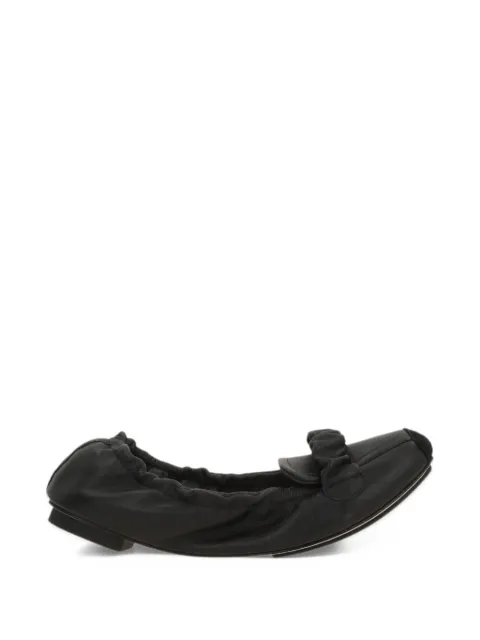 Yohji Yamamoto x Repetto ruched ballet flats