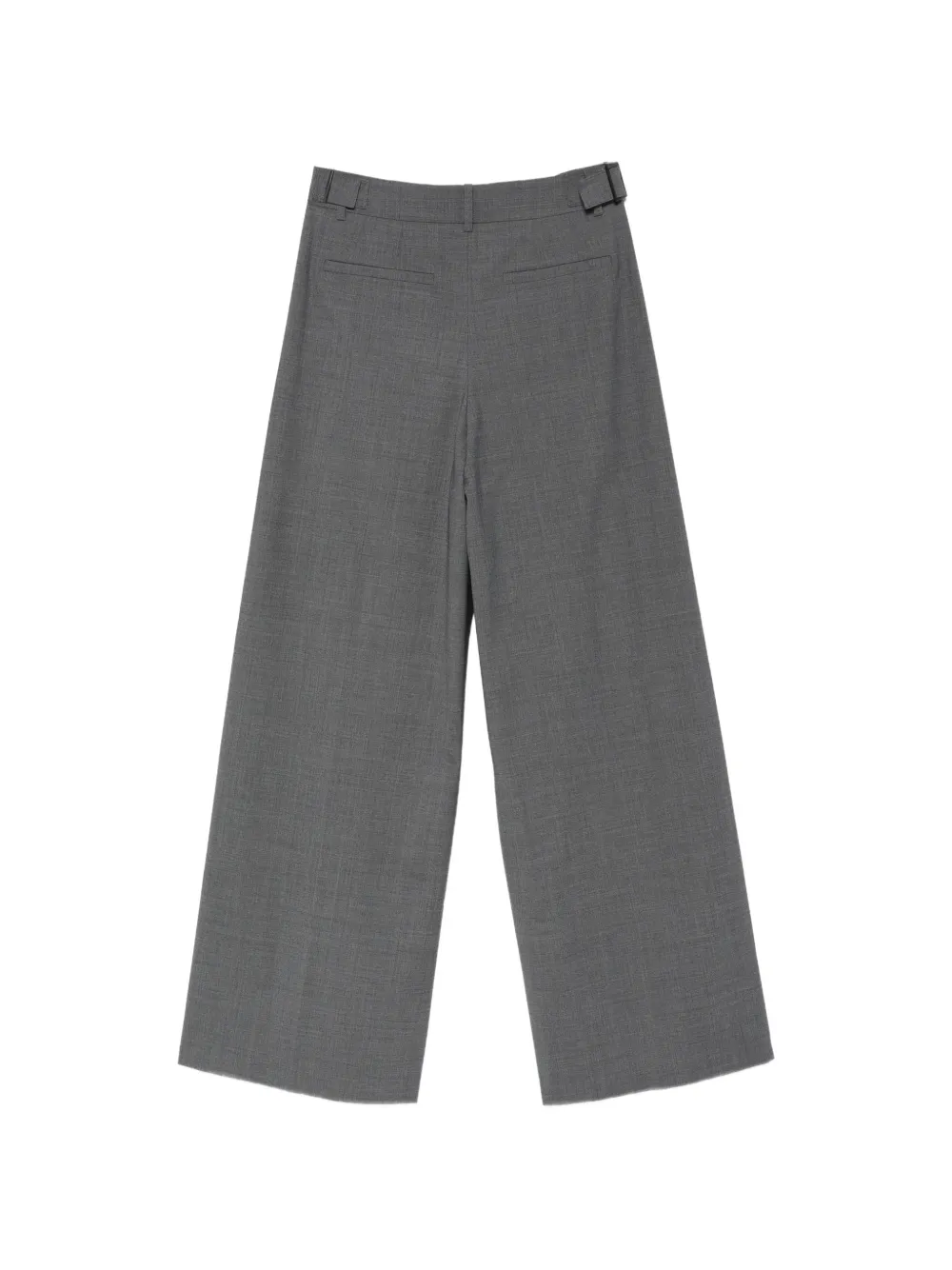 Juun.J buckled wide-leg trousers Grijs