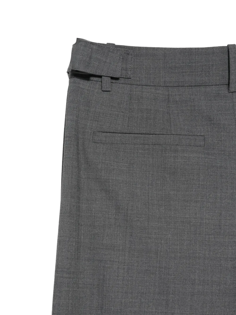 Juun.J buckled wide-leg trousers Grijs