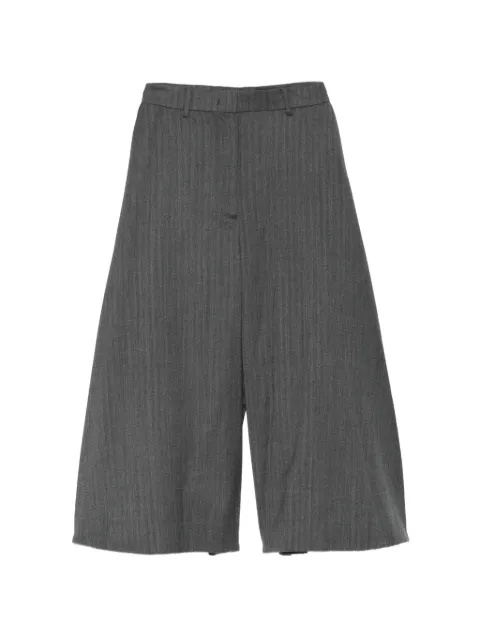 Juun.J herringbone-pattern pleated trousers