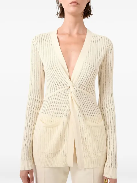 Barbara Bui tie-front open-knit sweater