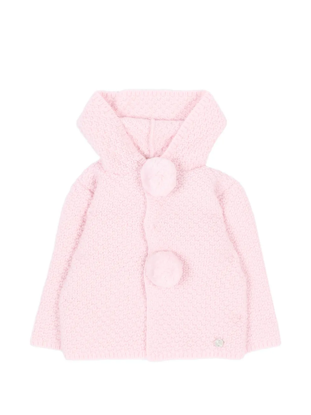 Paz Rodriguez pom-pom hooded jacket - Rosa
