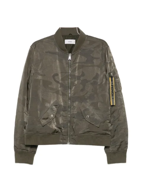 FENDI camouflage-pattern bomber jacket
