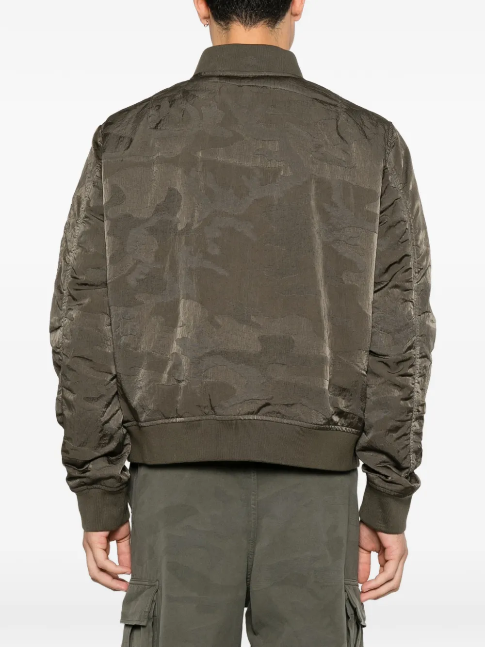 FENDI Jack met camouflageprint Groen
