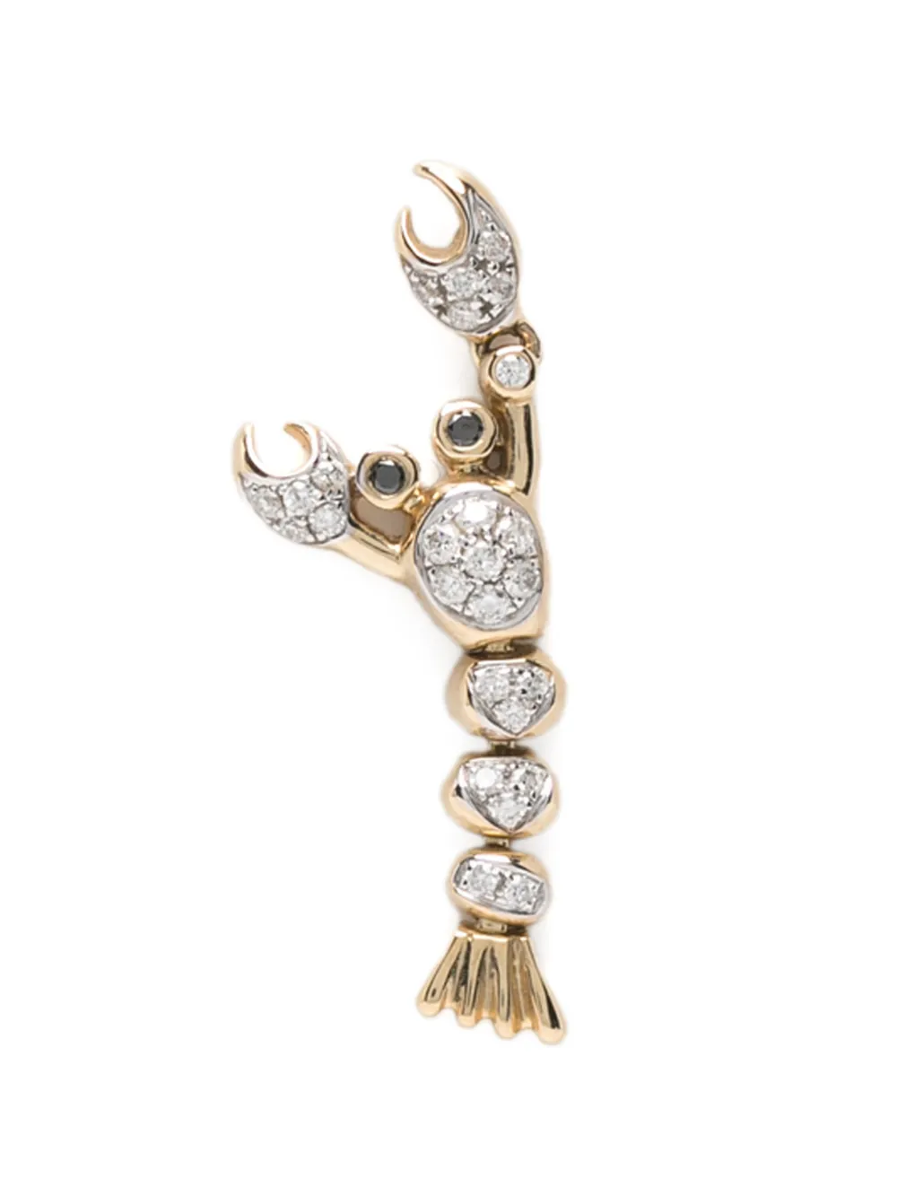 Yvonne Léon mini lobster earring - Gold