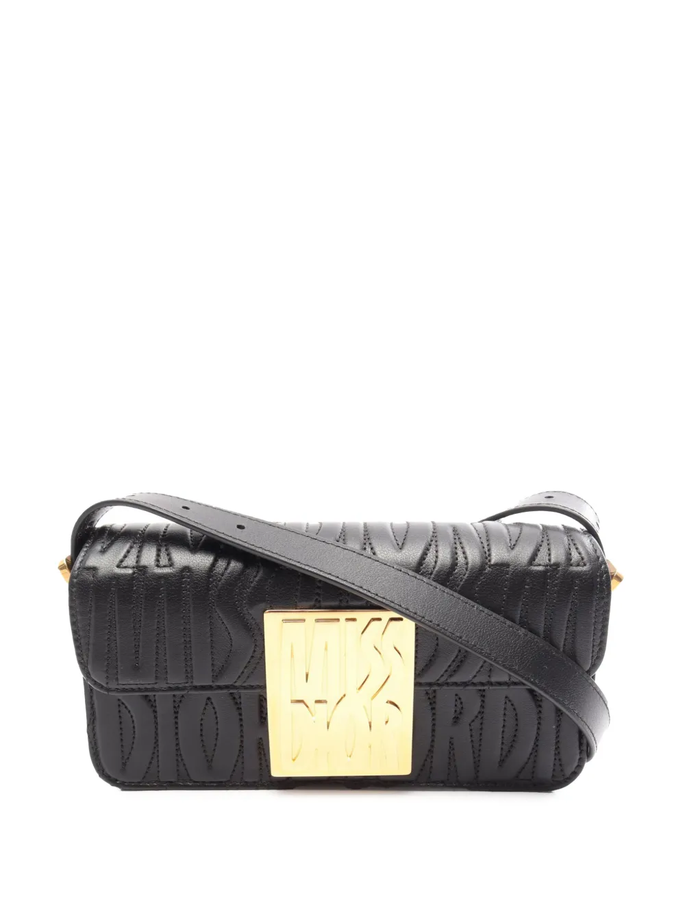 Christian Dior Pre-Owned 2000-2026 Leather Miss Dior All Over shoulder bag - Schwarz