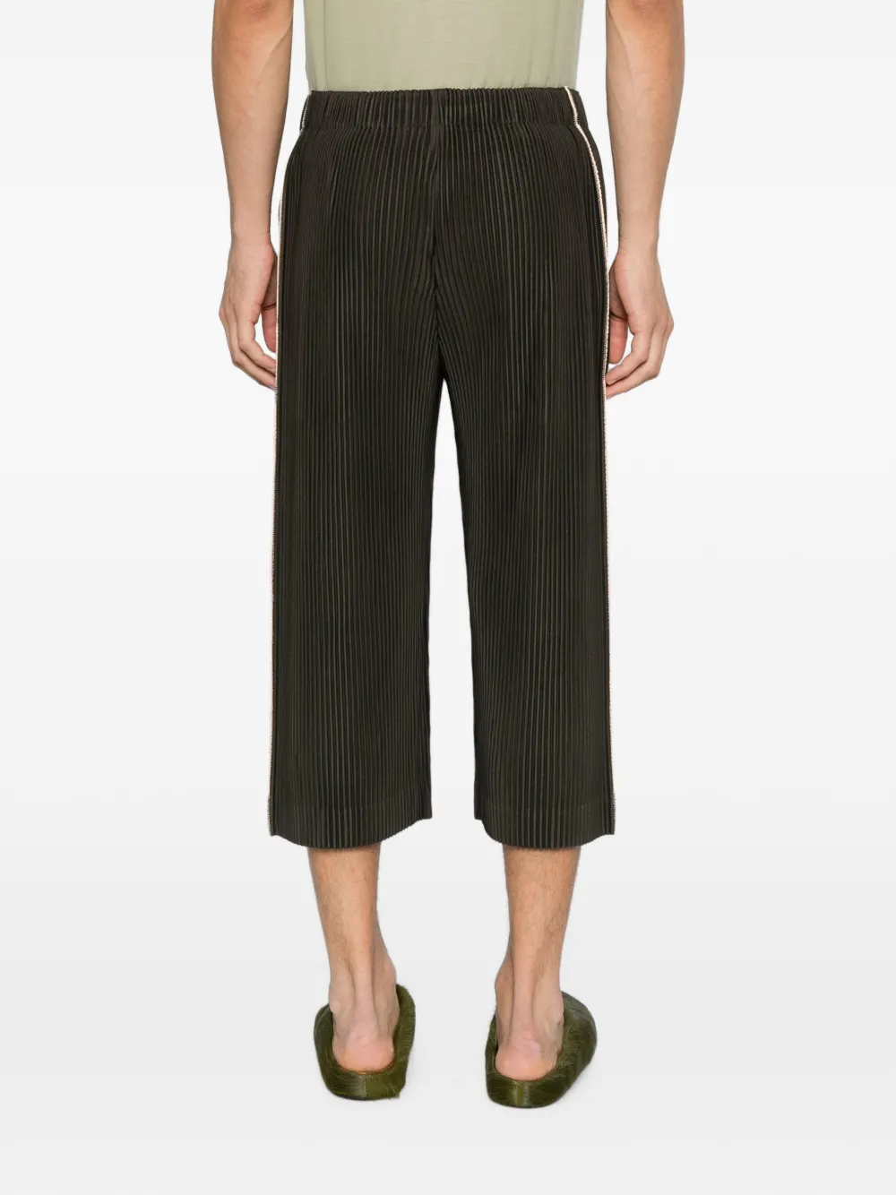 Homme Plissé Issey Miyake Cropped plooibroek Bruin