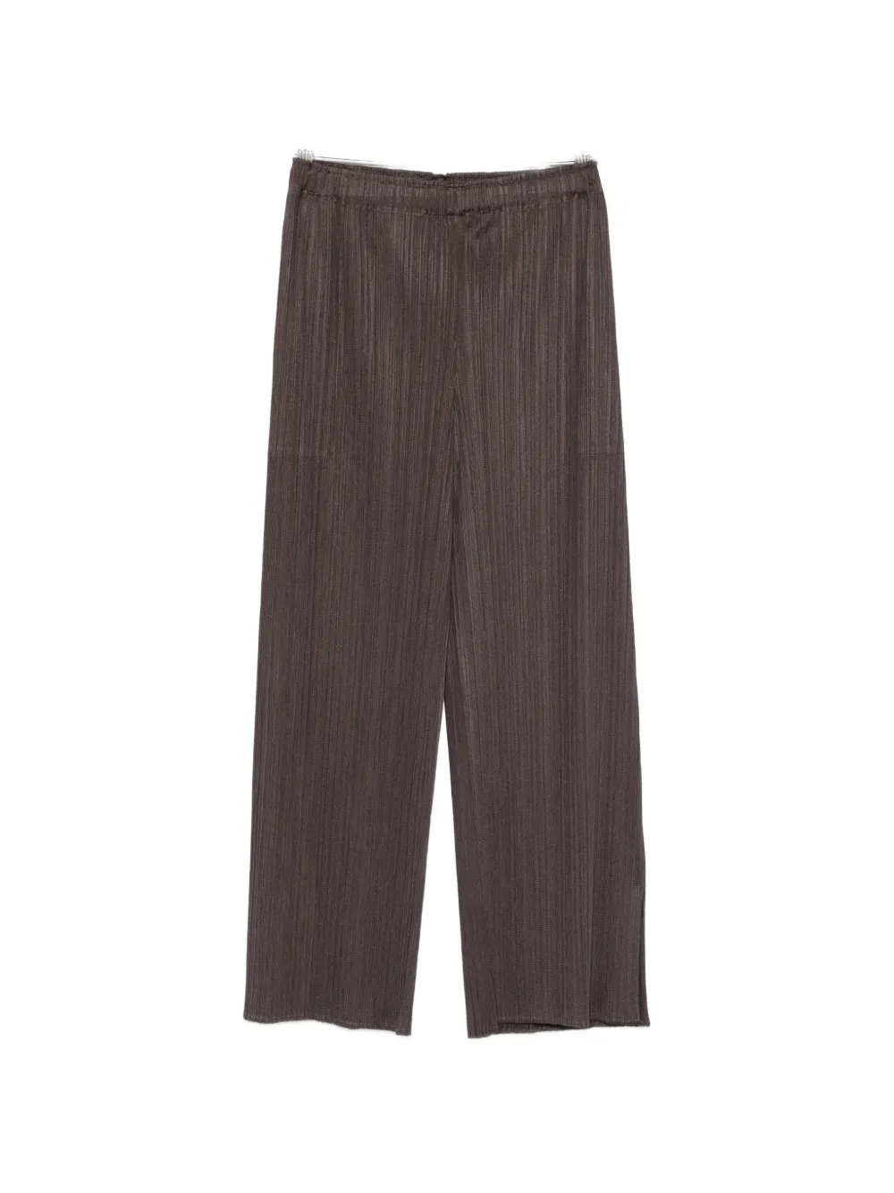 Pleats Please Issey Miyake pleated straight-leg trousers - Grigio