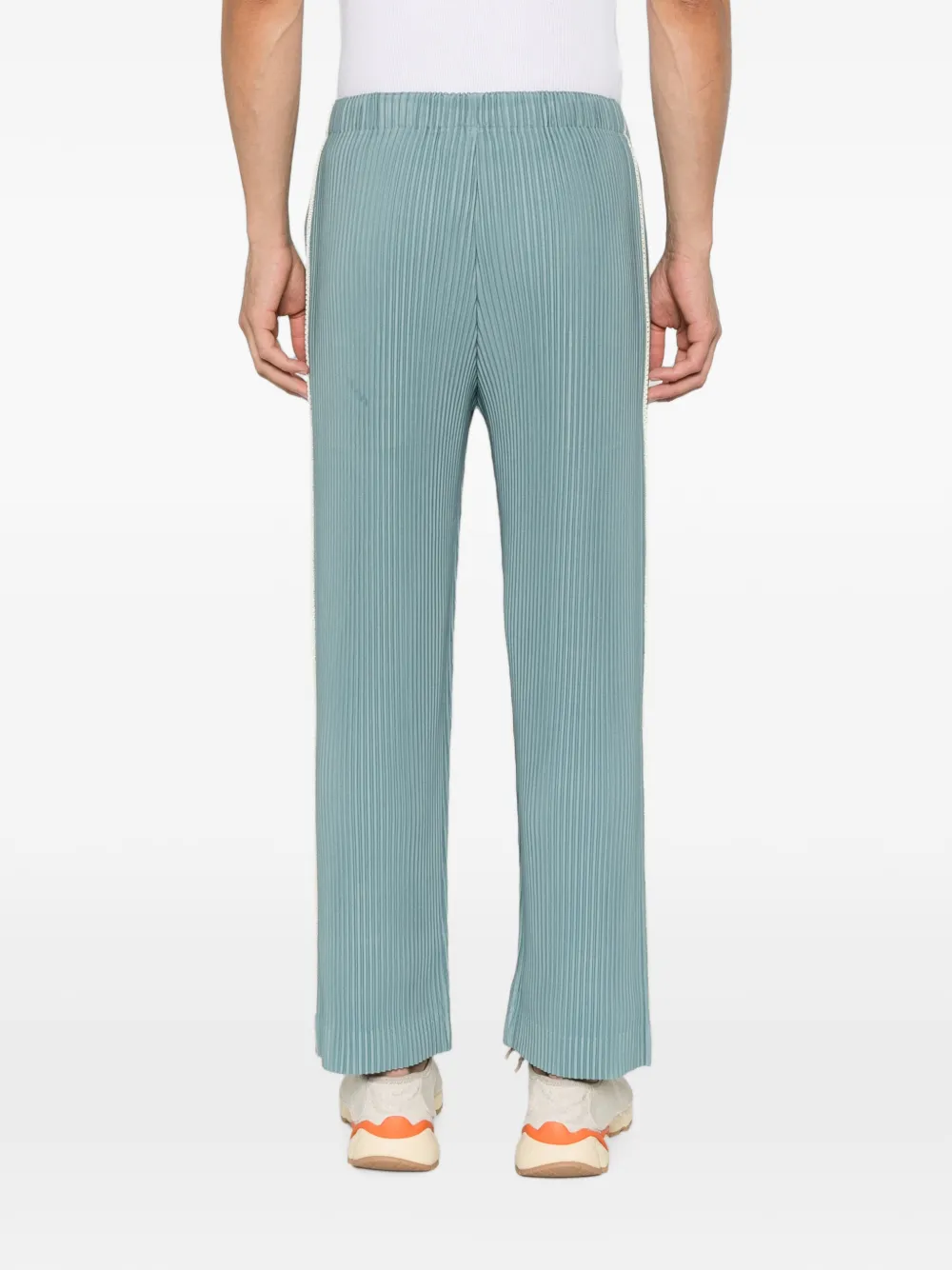 Homme Plissé Issey Miyake Plooibroek met zijstreep Blauw
