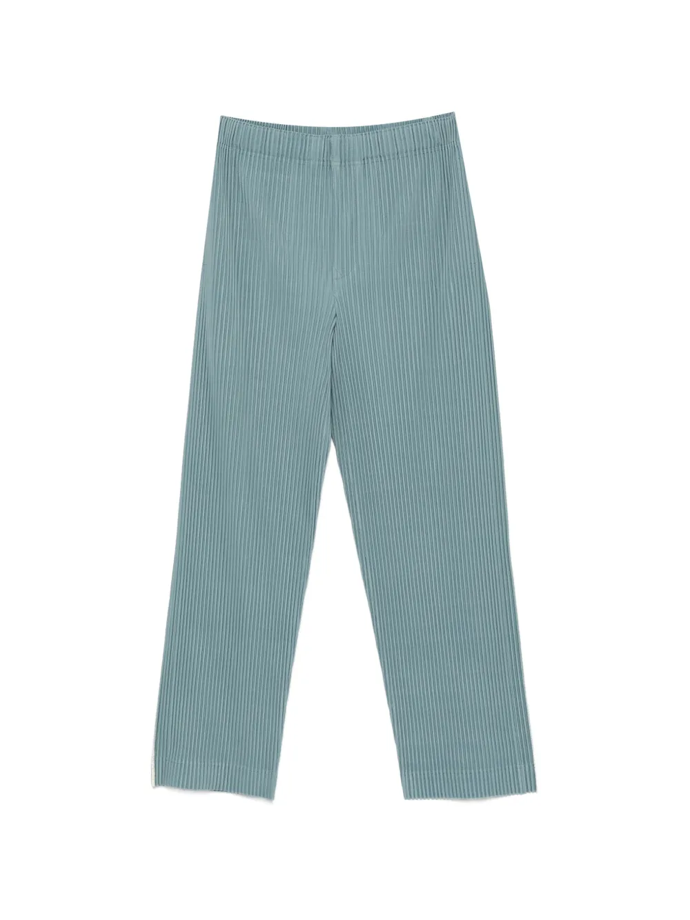 Homme Plissé Issey Miyake pleated side-stripe trousers - Blu