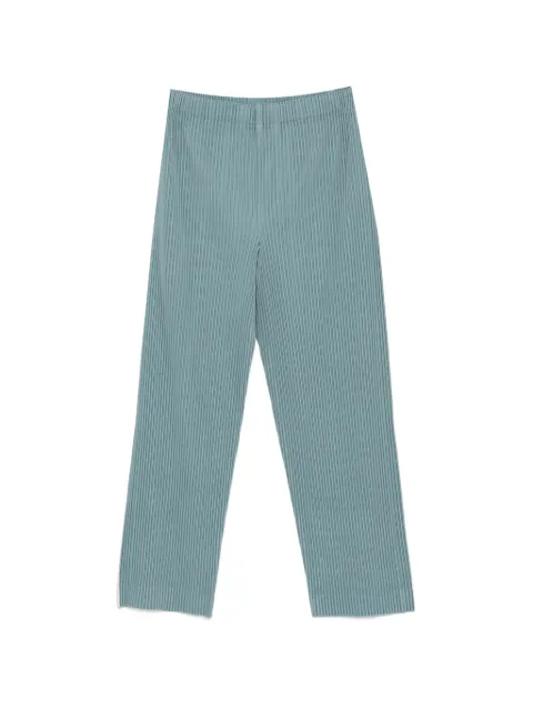 Homme Plissé Issey Miyake pleated side-stripe trousers