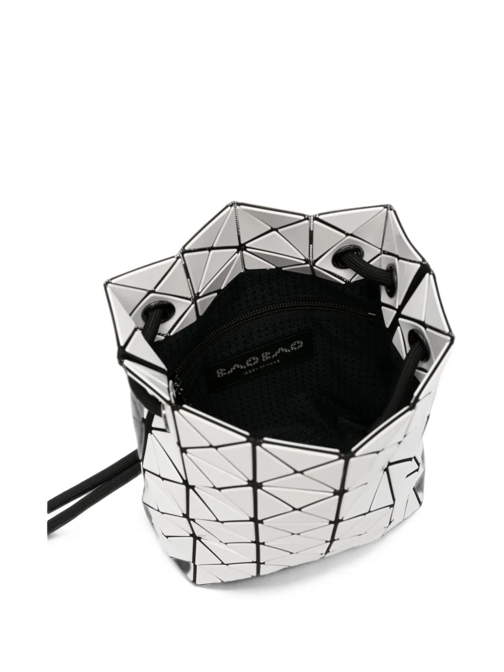 Bao Issey Miyake Bucket-tas met geometrisch patroon Wit