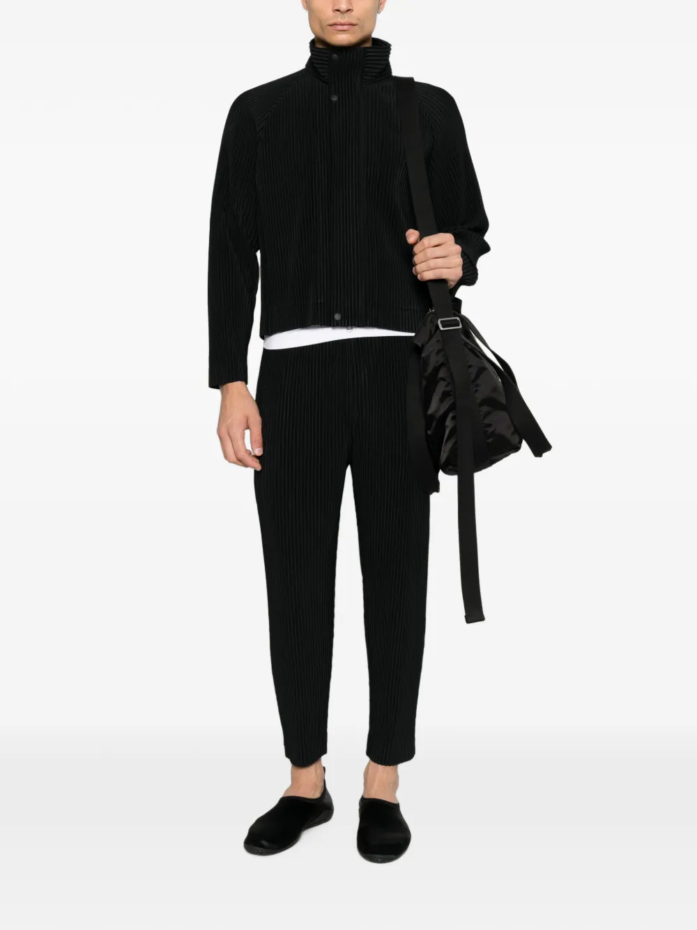 Homme Plissé Issey Miyake Plooibroek Zwart