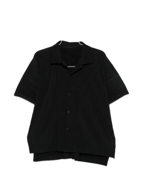 Homme Plissé Issey Miyake pleated shortsleeved shirt