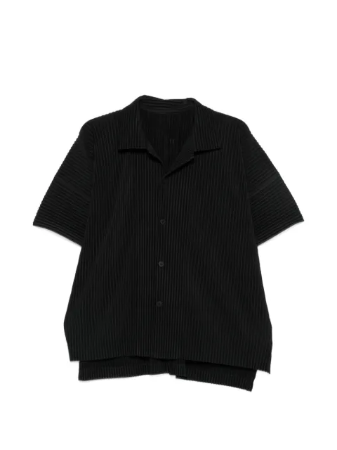 Homme Plissé Issey Miyake pleated shortsleeved shirt