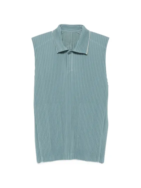 Homme Plissé Issey Miyake pleated sleeveless sweater