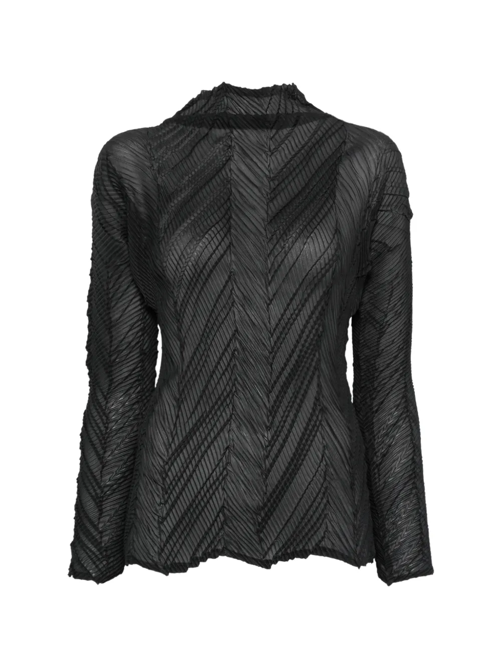 Issey Miyake pleated-texture top