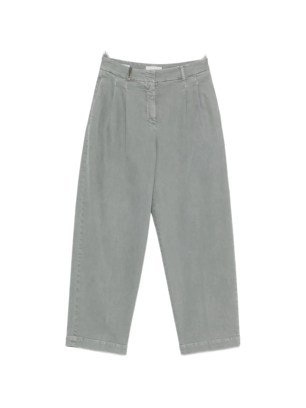 Peserico pleated straight-leg jeans - Grigio