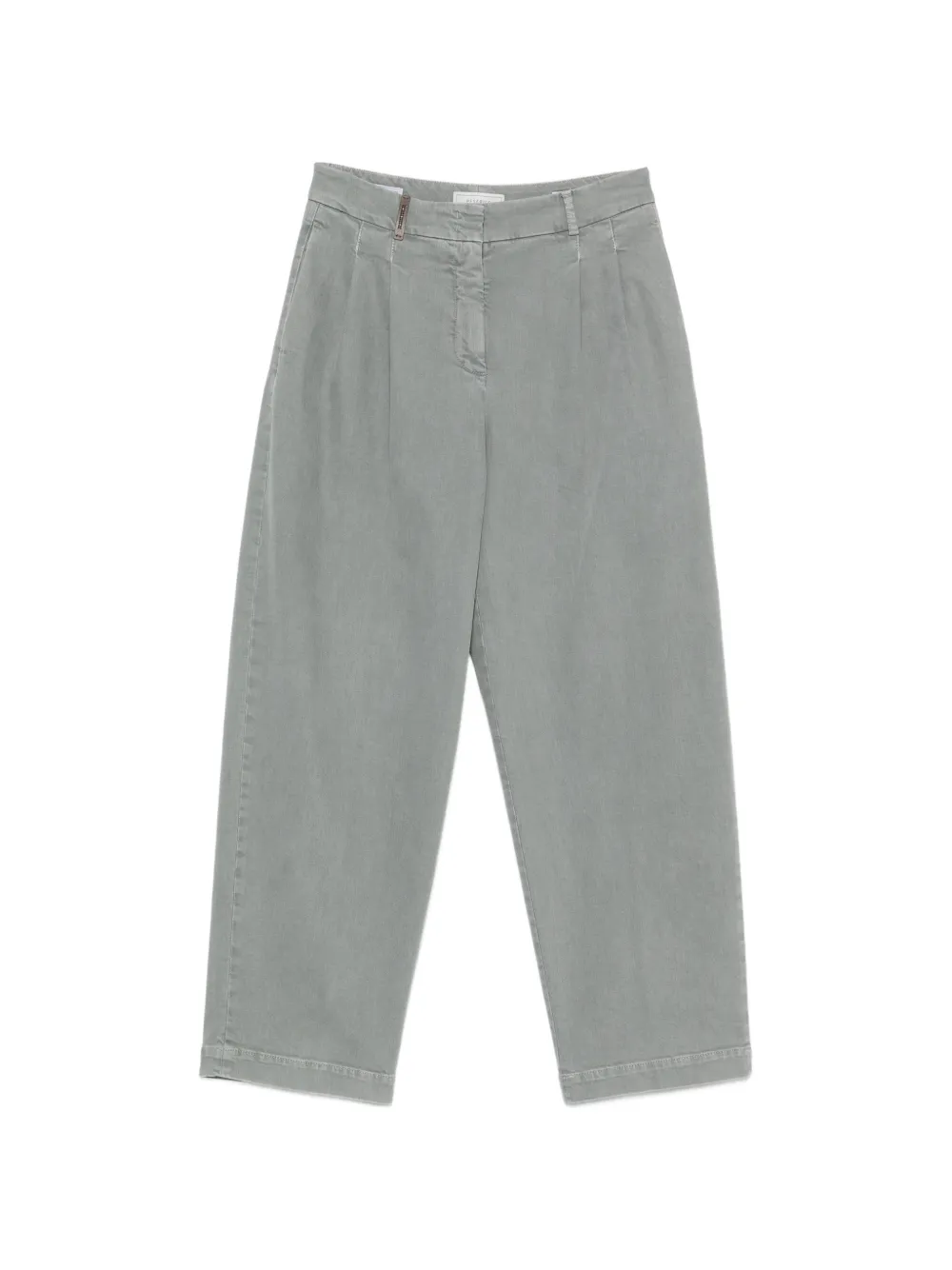 Peserico pleated straight-leg jeans - Grigio