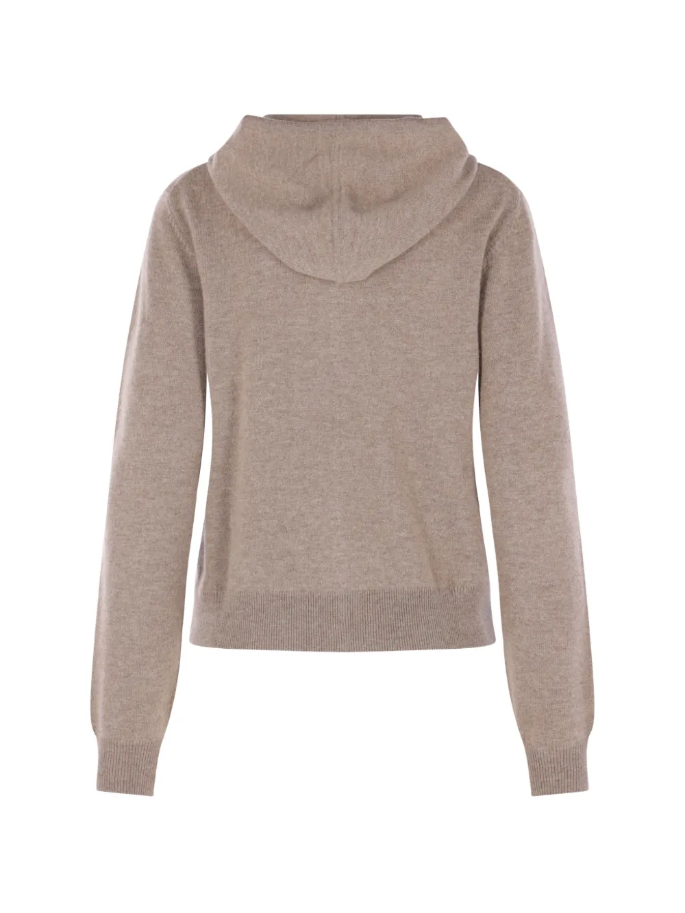 ASPESI Hoodie met rits Beige