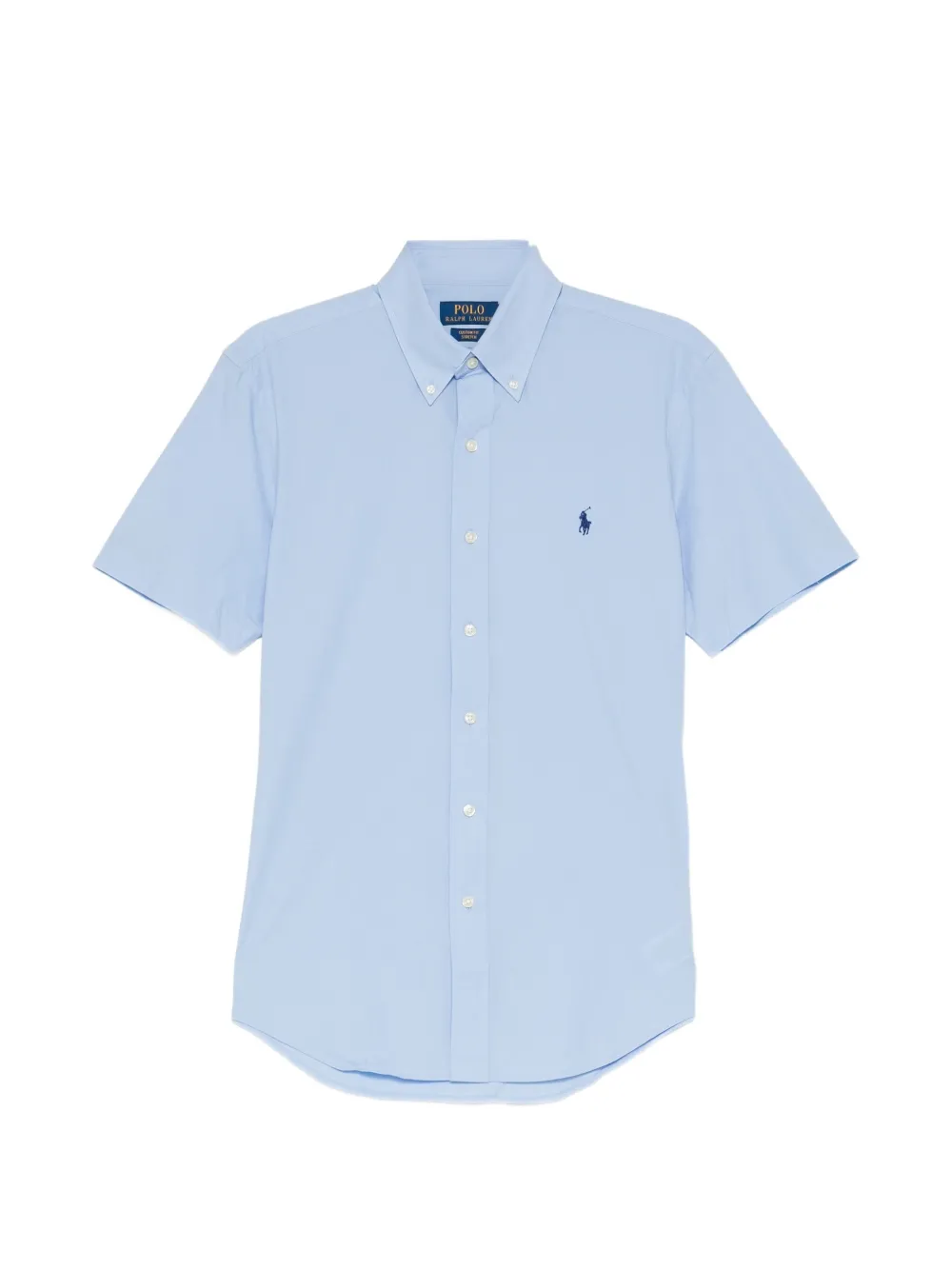 Polo Ralph Lauren embroidered-logo short-sleeve shirt - Blu