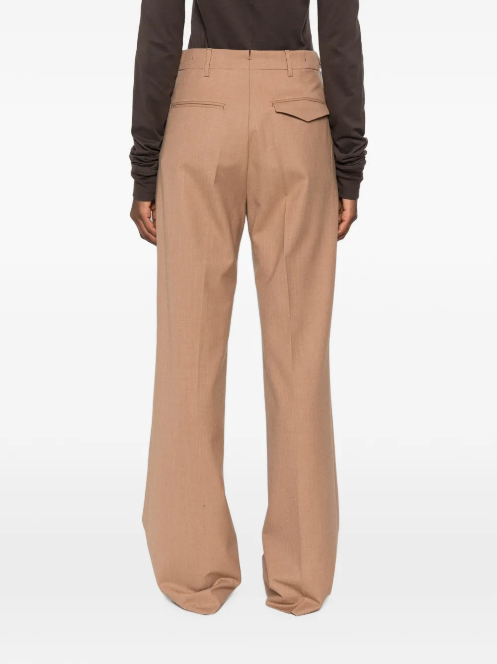 Berwich Geplooide pantalon Beige