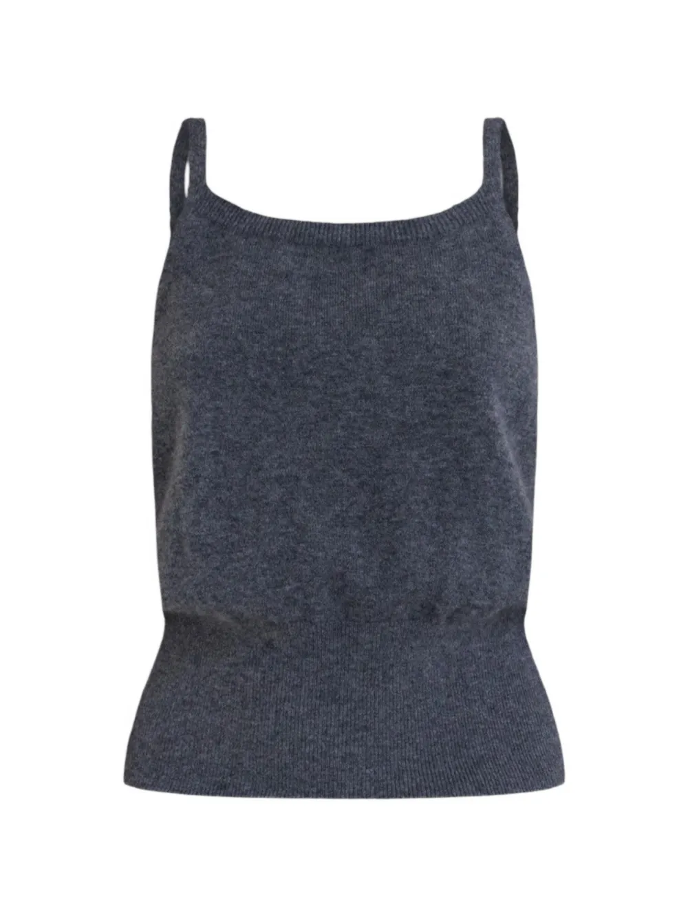 Belle Anna Terrace Cashmere-blend Top In Grey
