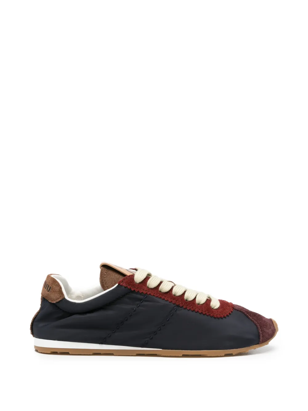 Miu Miu Plume Sneakers mit Einsätzen - Blau