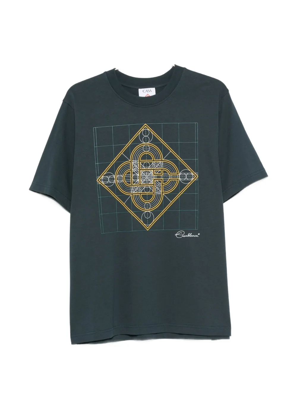 Casablanca Graphic-print T-shirt In 그린