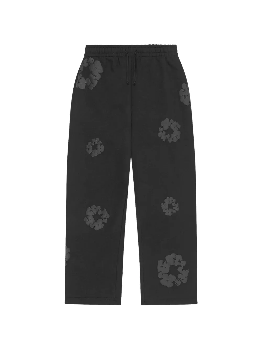 Denim Tears Pantaloni sportivi Wreath - Nero
