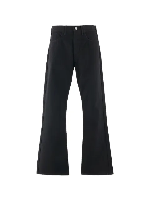 SAINT MXXXXXX logo-patch flared jeans