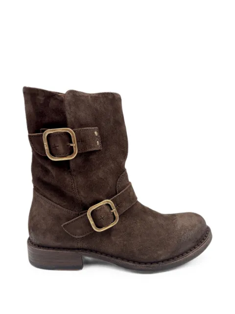 FIORENTINI + BAKER Erol-Tu buckle-fastening suede boots
