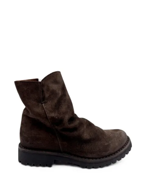 FIORENTINI + BAKER Elf suede chunky-sole boots